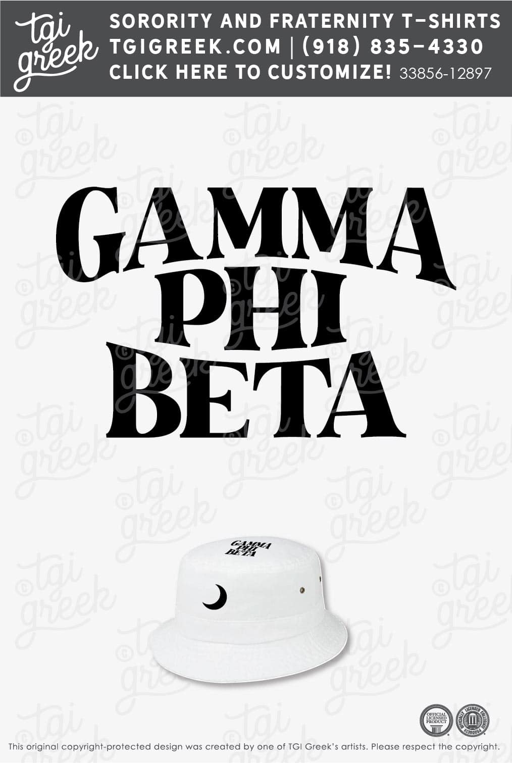 Gamma Phi Beta – TAMU Bucket Hat