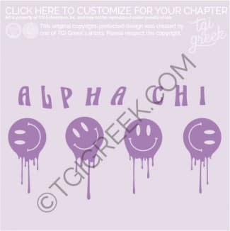 Alpha Chi Omega – Drip Smiley