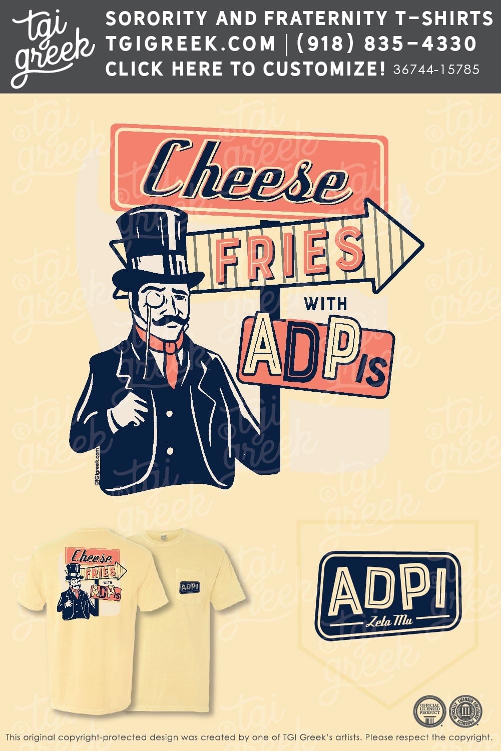 Alpha Delta Pi – APPS Cheese Fries with ADPI