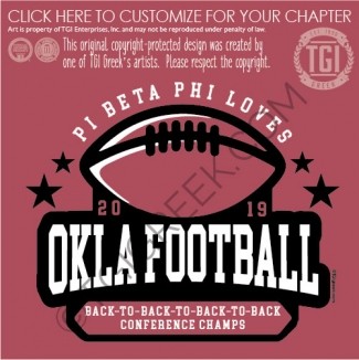 Pi Beta Phi-OU football Season Shirt