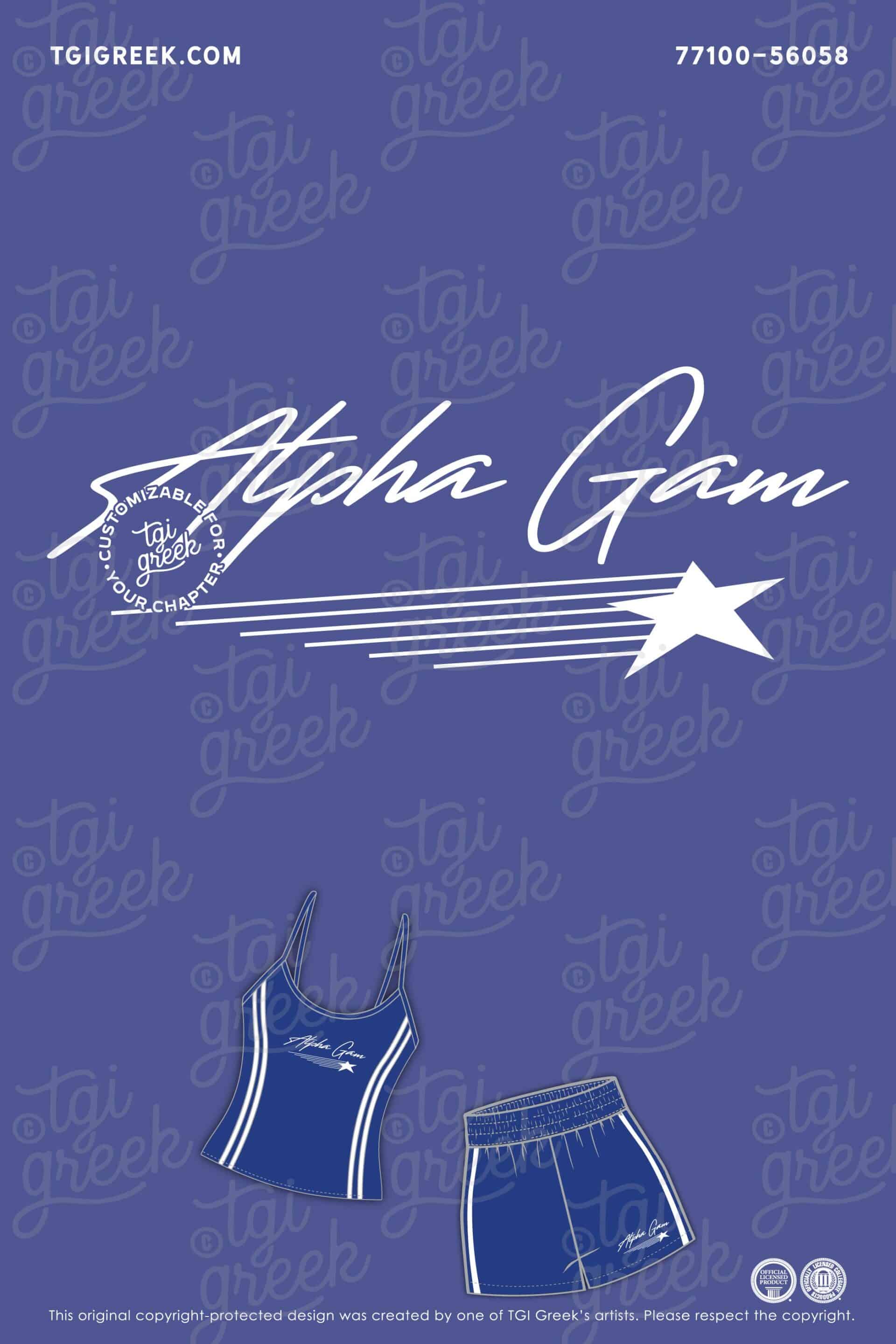 Alpha Gamma Delta – IASU Summer Short Set