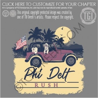 TGI-Phi Delta Theta Jeep Beach Pups