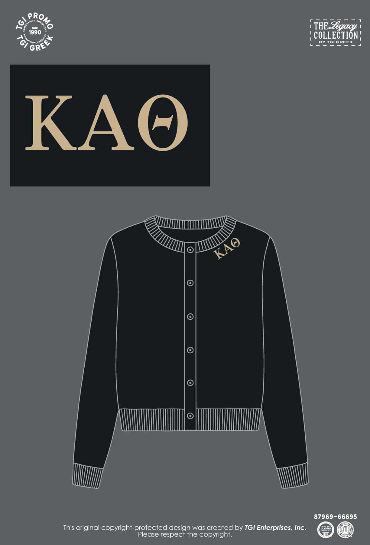 Kappa Alpha Theta – TGI New Stock Cardigan