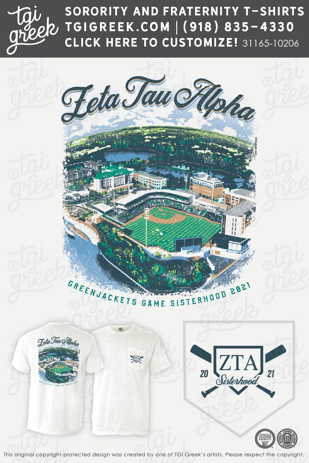 Zeta Tau Alpha – AUGU Green Jackets