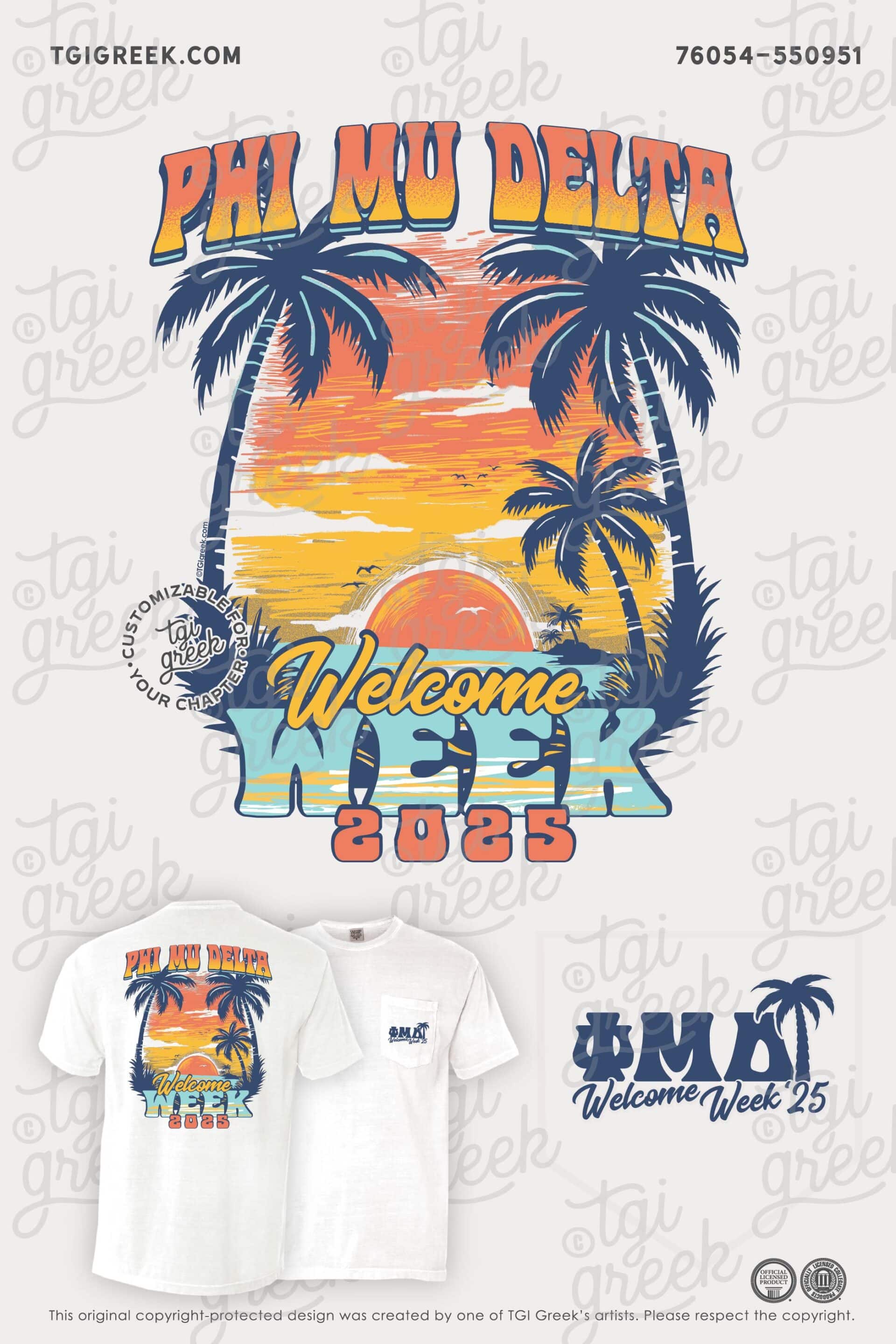 Phi Mu Delta – PCT Hawaiian Shirt