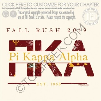 TGI – Pi Kappa Alpha Fall Rush Flag