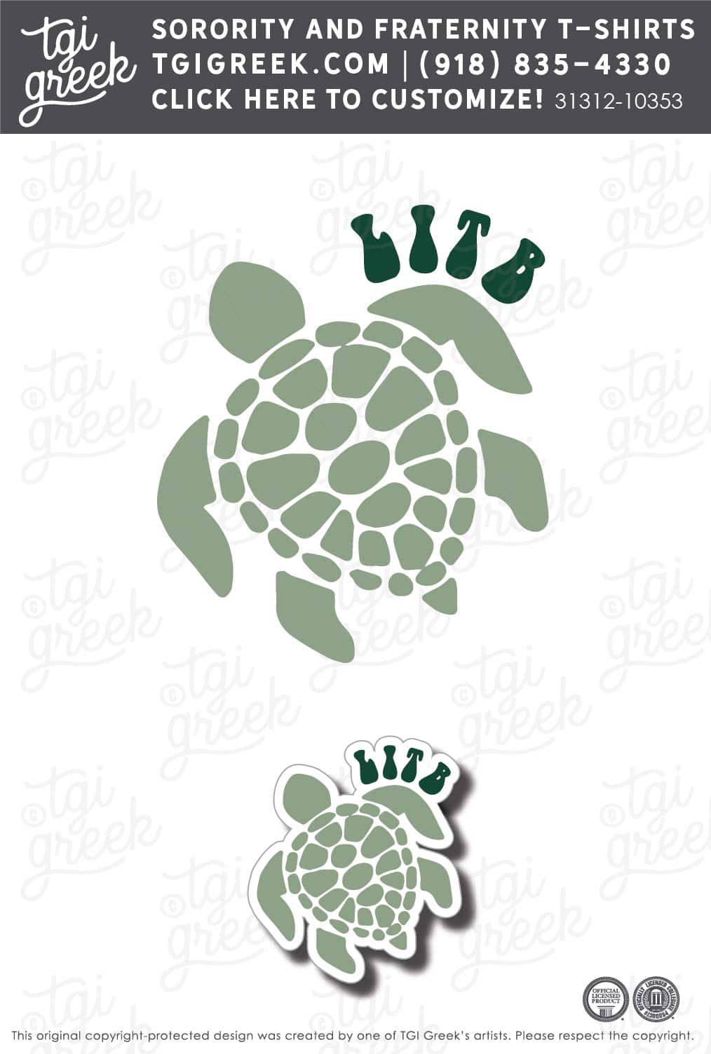 Alpha Chi Omega – Fall PR Sticker