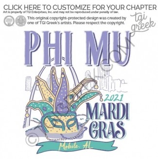 Phi Mu – mardi Gras
