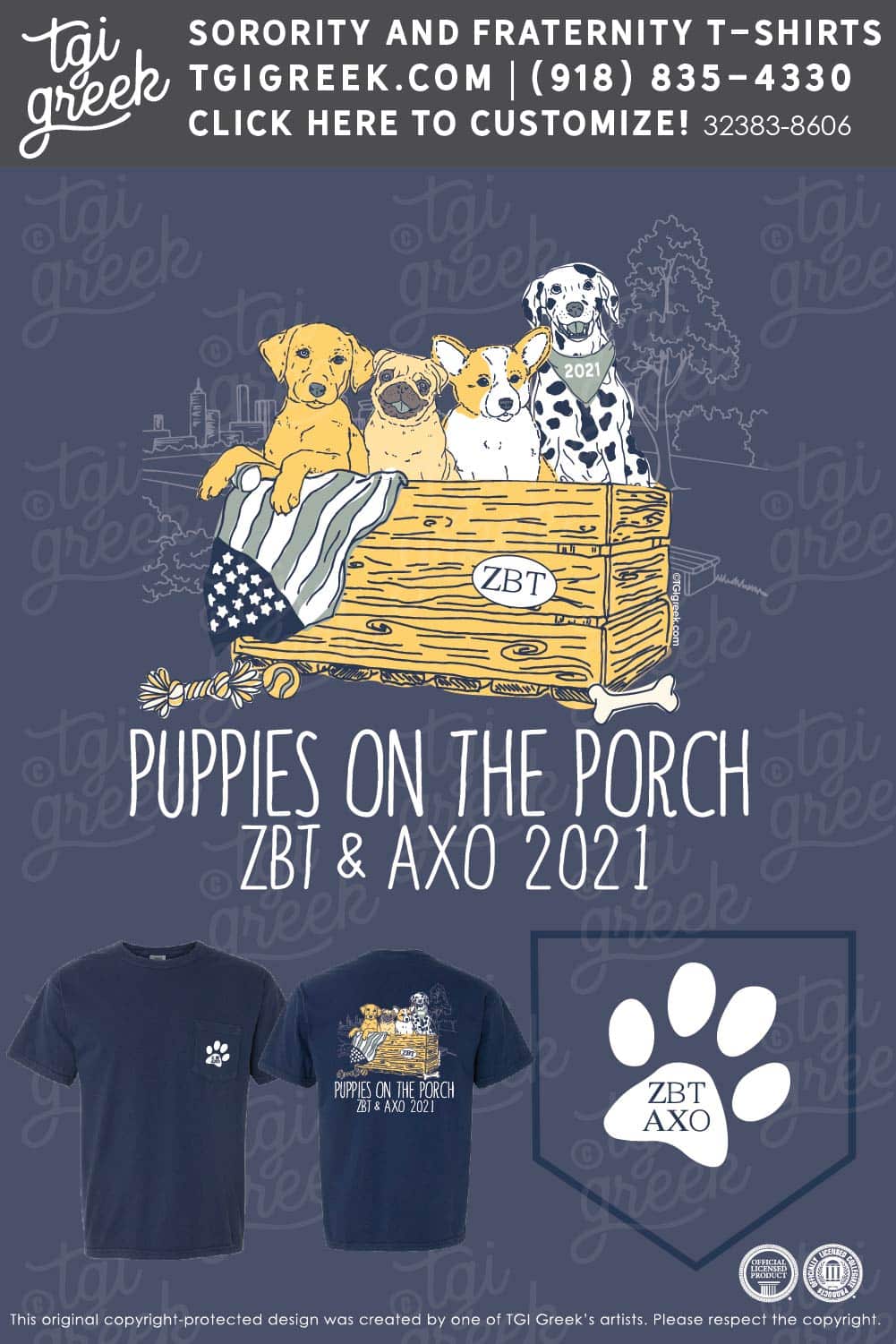 Zeta Beta Tau – PURD Puppies on the Porch