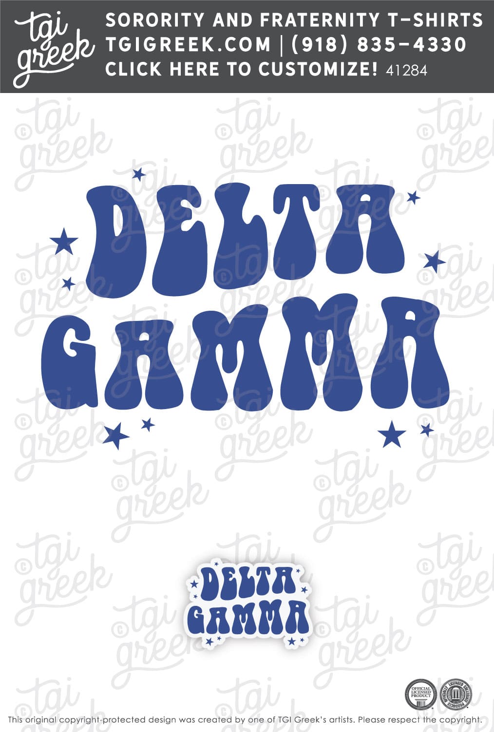 Delta Gamma – GCSU stickers