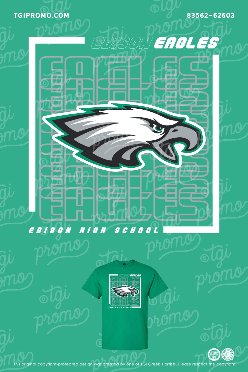 Edison High School – Repeated Text