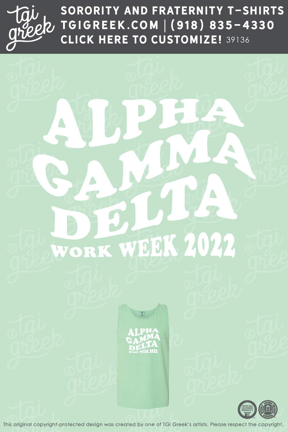 Alpha Gamma Delta – ECU Work Week