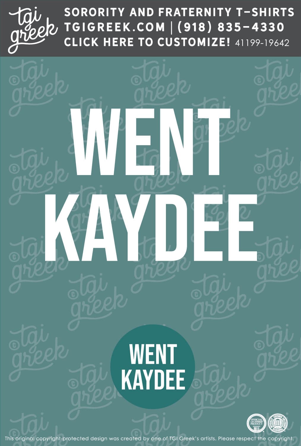 Kappa Delta – CLEM Free Stickers