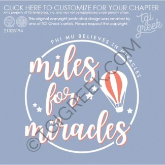 Phi Mu – UWRF miles for miracles