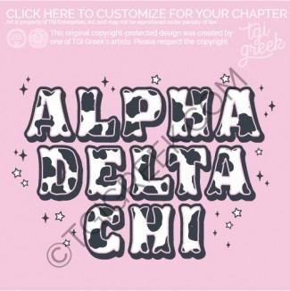 Alpha Delta Chi – UAL rodeo cow