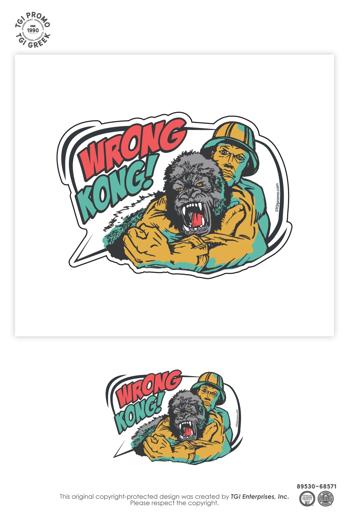 TGI Promo – MGM Driller Series Wrong Kong Magnet