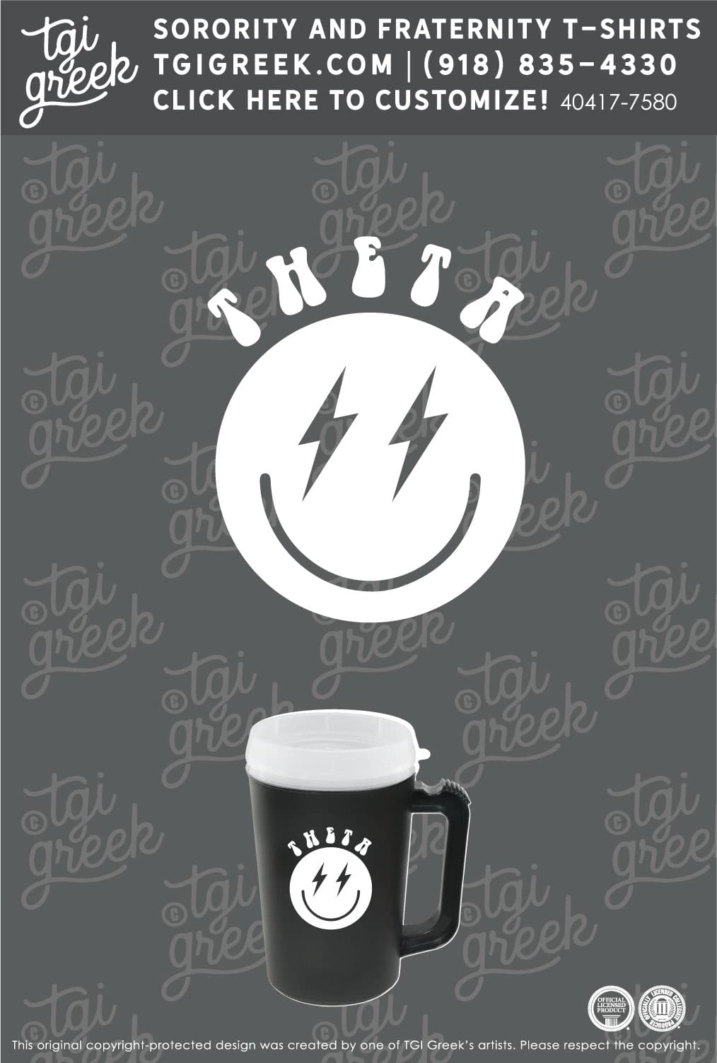 Francesca’s – Kappa Alpha Theta Smile Mug