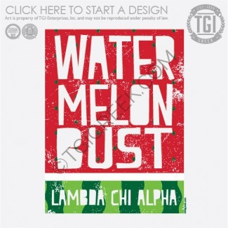 TGI-Lambda Chi Alpha Watermelon Bust