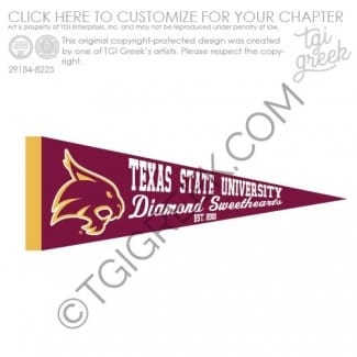TXSU – Diamond Sweethearts Pennant