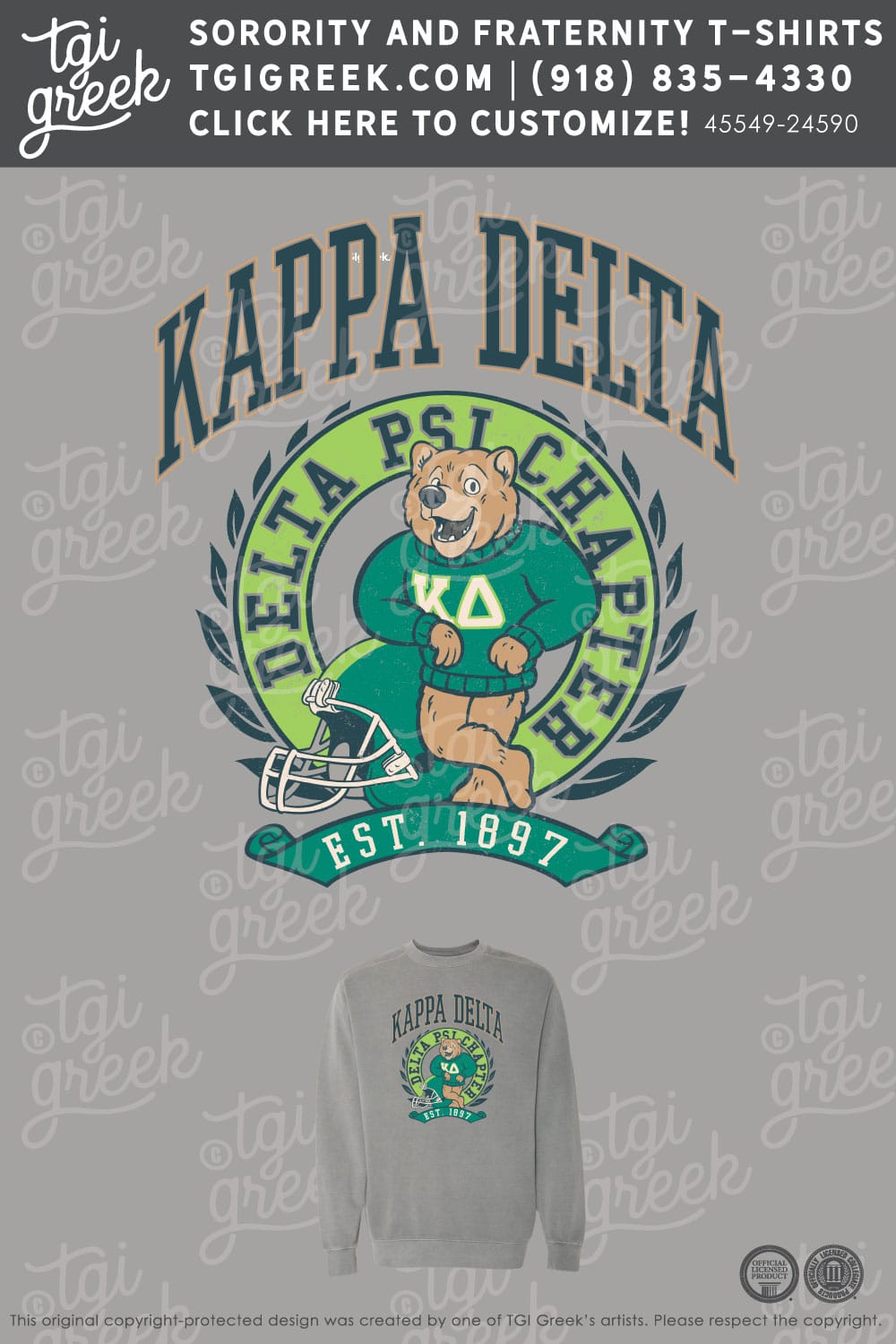 Kappa Delta – UWGA PR Sweatshirt