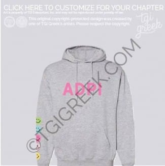 TGI – Alpha Delta Pi Smiley Sweat Set