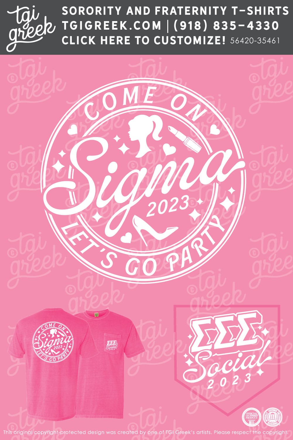 Sigma Sigma Sigma – SLU Barbie Social