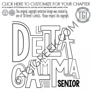 Delta Gamma-SMU Senior Shirt
