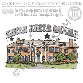 Kappa Kappa Gamma – Bid Day Sticker