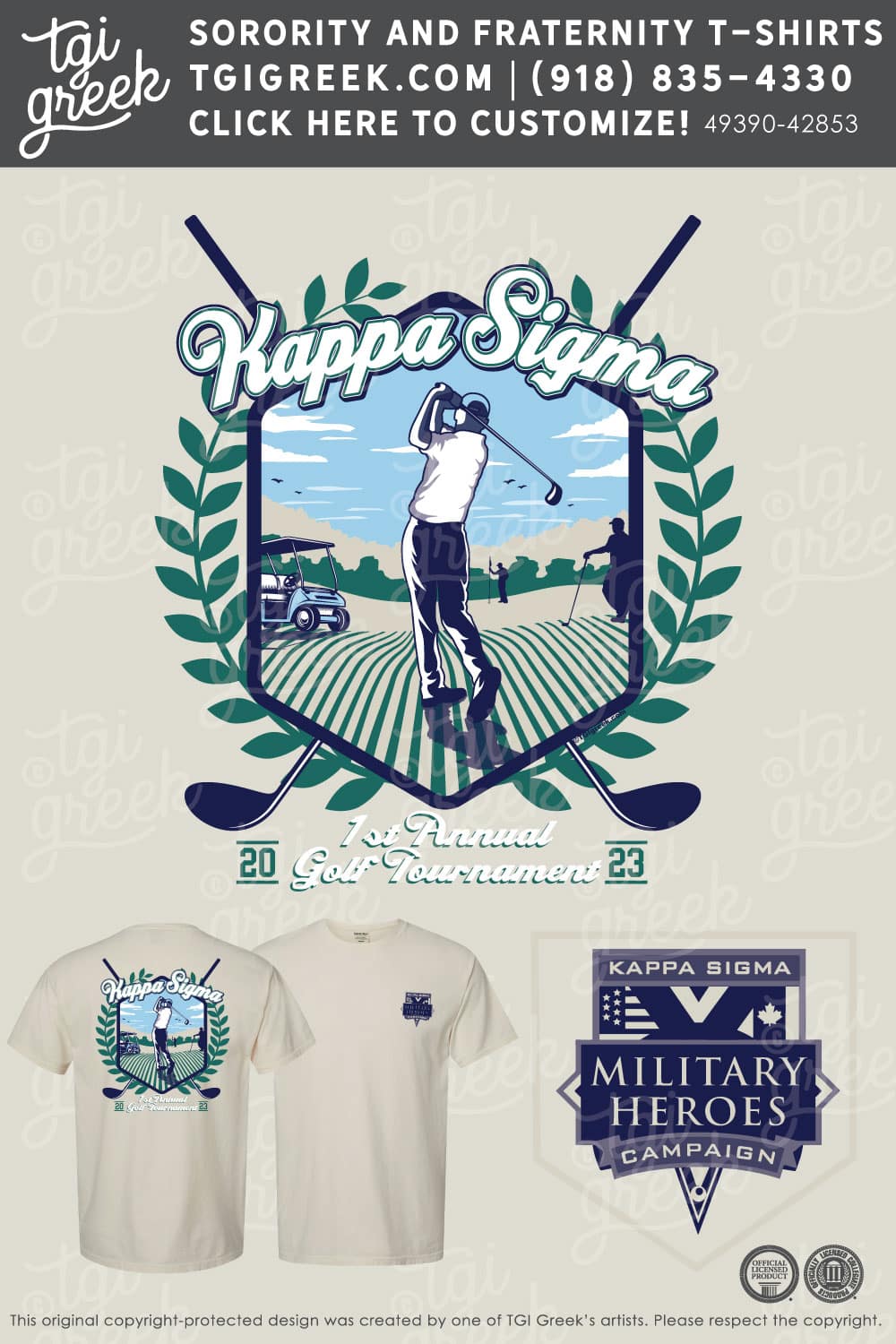 Kappa Sigma – ANGS Military Heros Golf Tournament