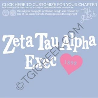 Zeta Tau Alpha – ISU exec Hoodie