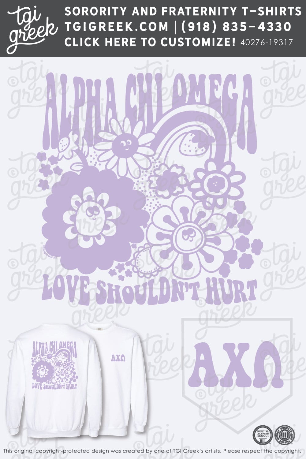 Alpha Chi Omega – AME PR Crewneck