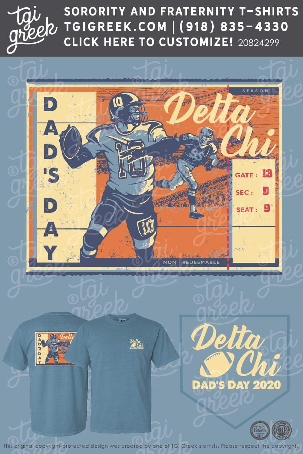 TGI – Delta Chi Dads Day Football