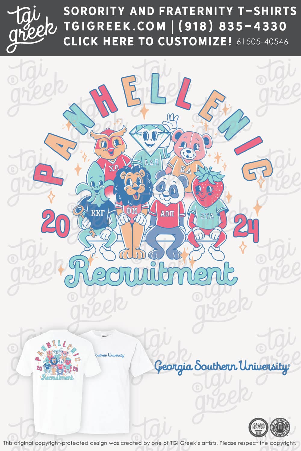 Panhellenic – GSU PNM Mascot Shirt