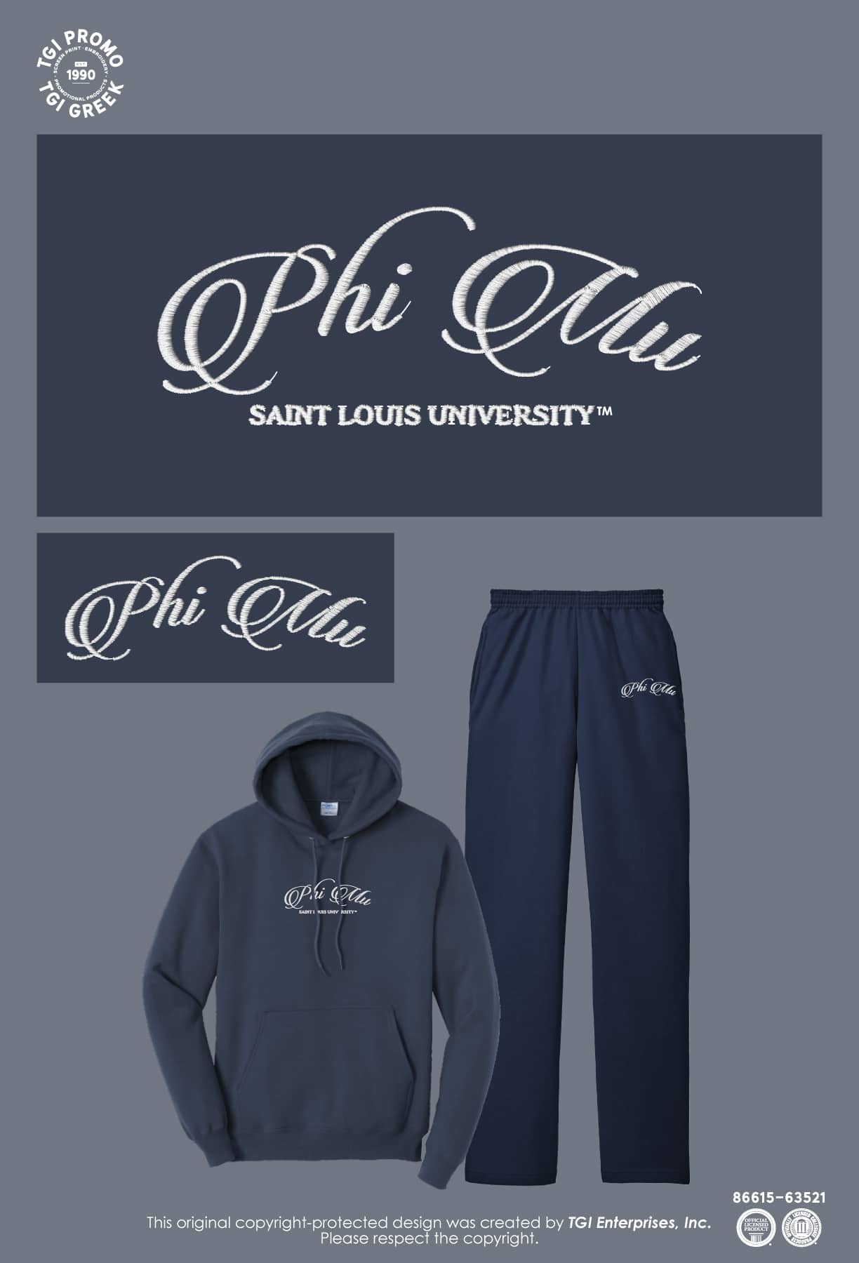 Phi Mu – STLU PR Hoodie