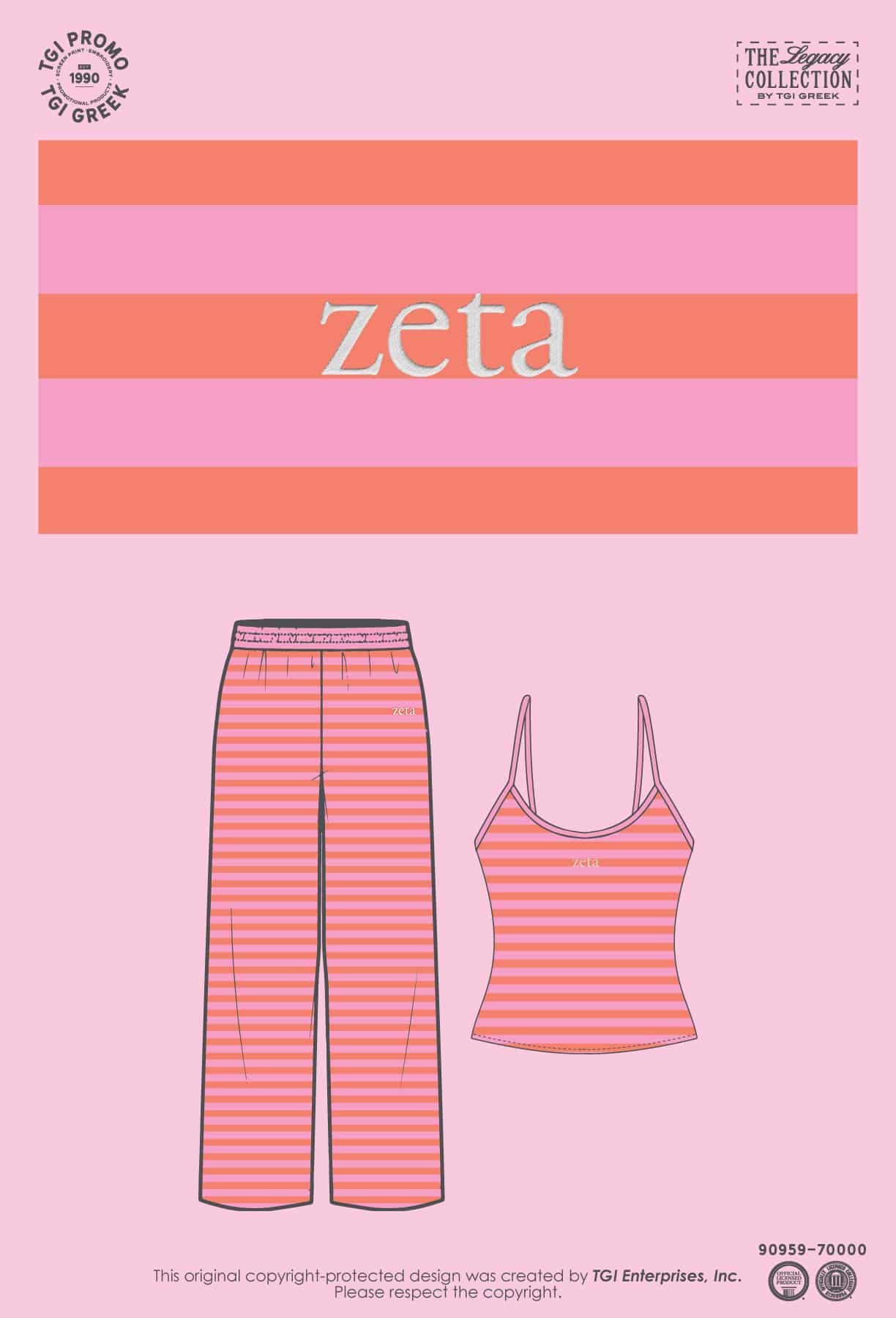 Zeta Tau Alpha – TGI Greek Stripe Set