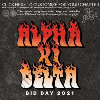 Alpha Xi Delta – bid Day