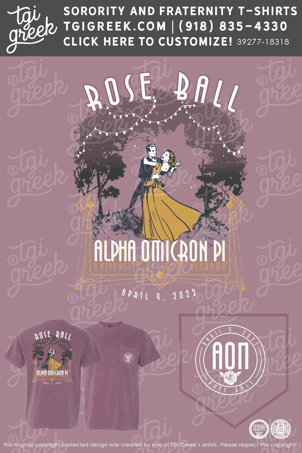 Alpha Omicron Pi – USAL Rose Ball