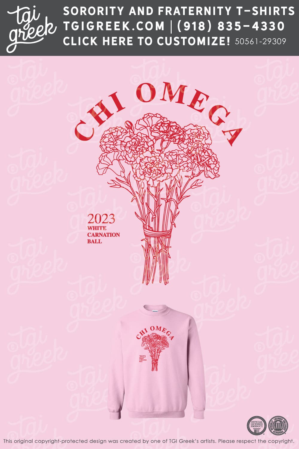 Chi Omega – WTAM Formal Crewneck
