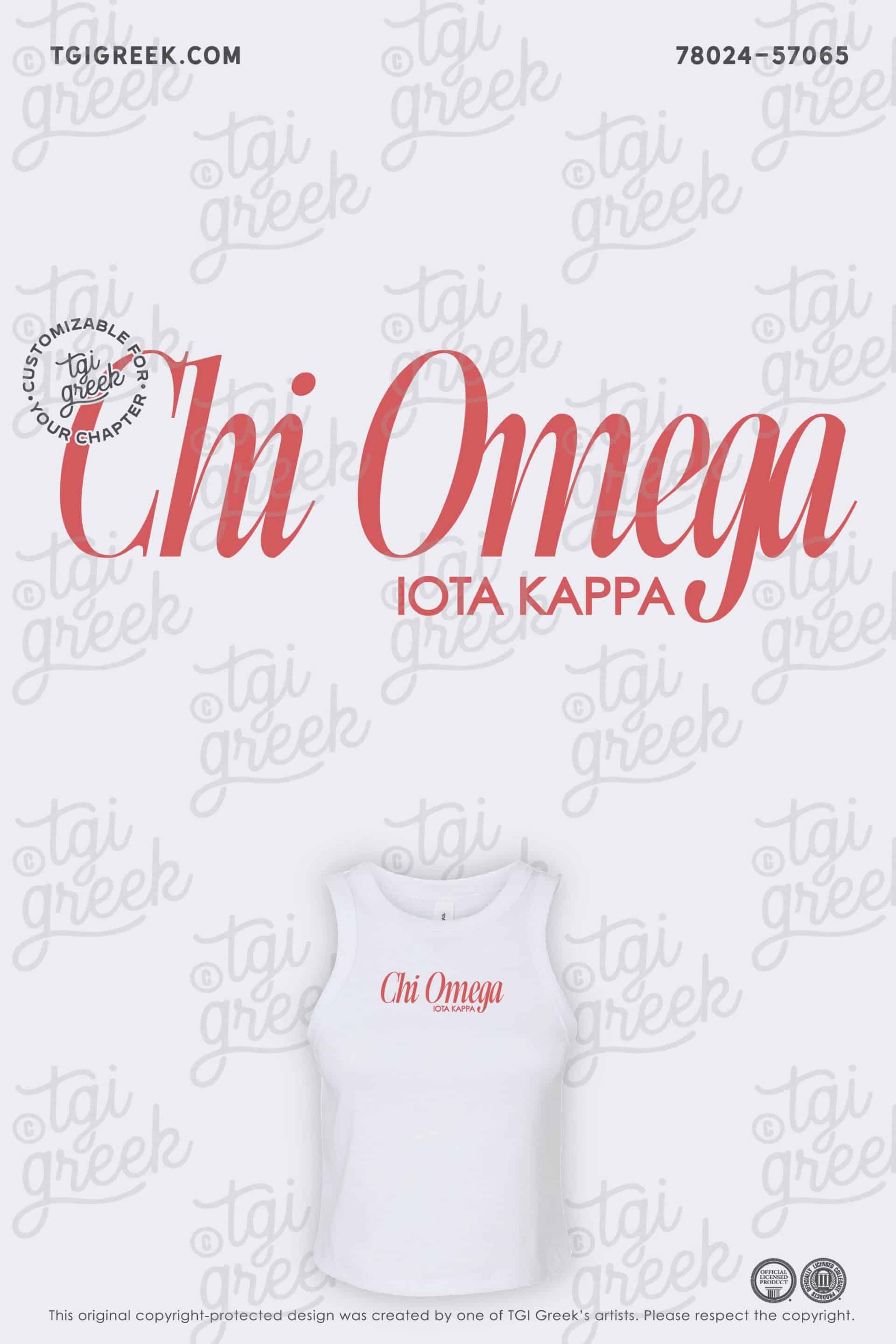 Chi Omega – TROY PR Tank