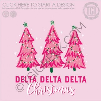TGI-Delta Delta Delta Pink Christmas