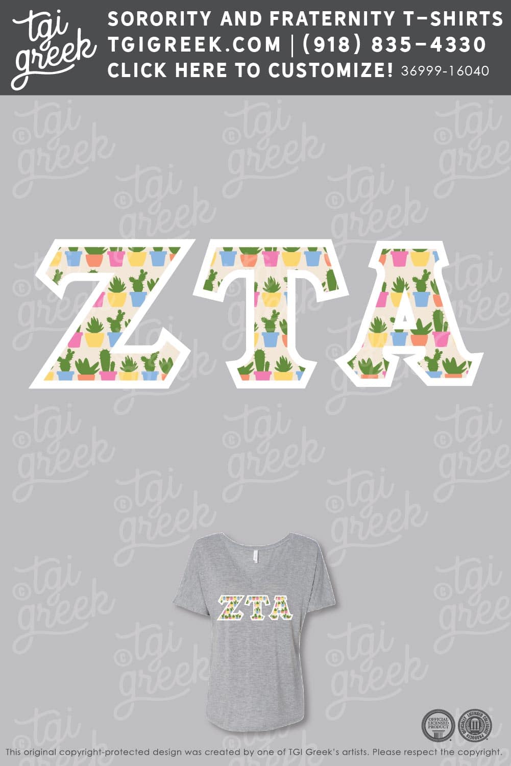 Zeta Tau Alpha – WINT Cactus Letters
