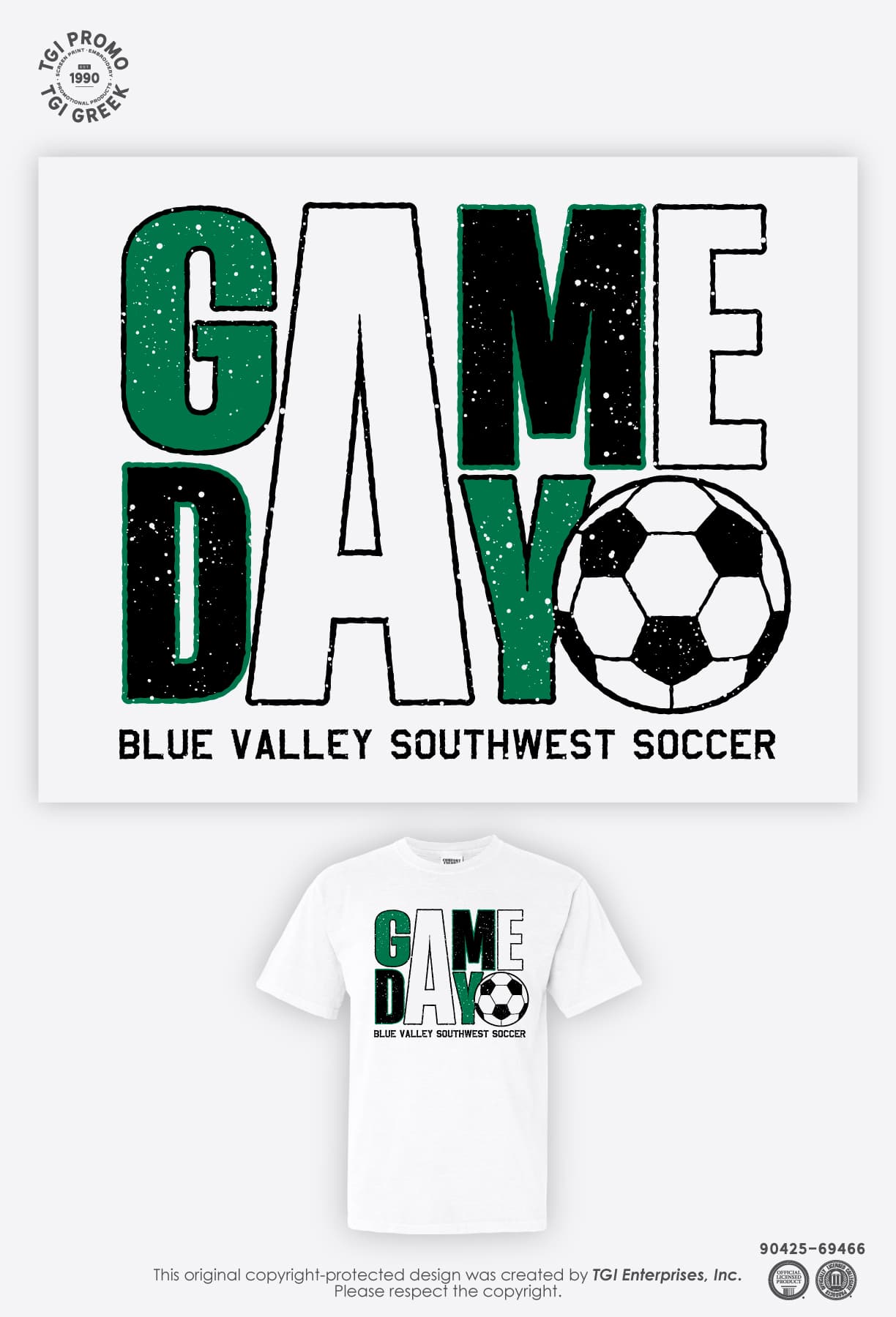 TGI Promo – New Stick BVSW Soccer Game Day