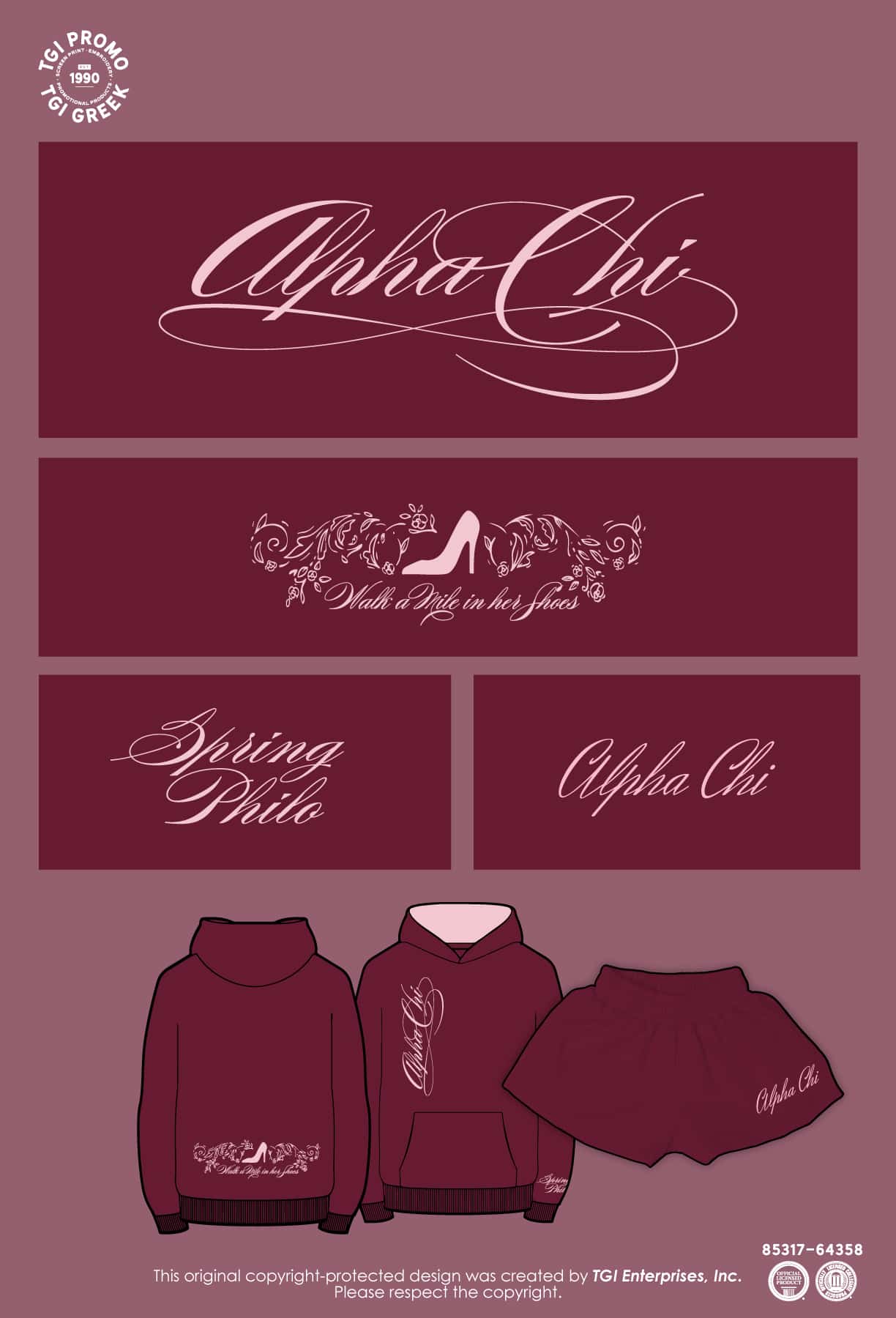 Alpha Chi Omega – KU Philo Hoodie