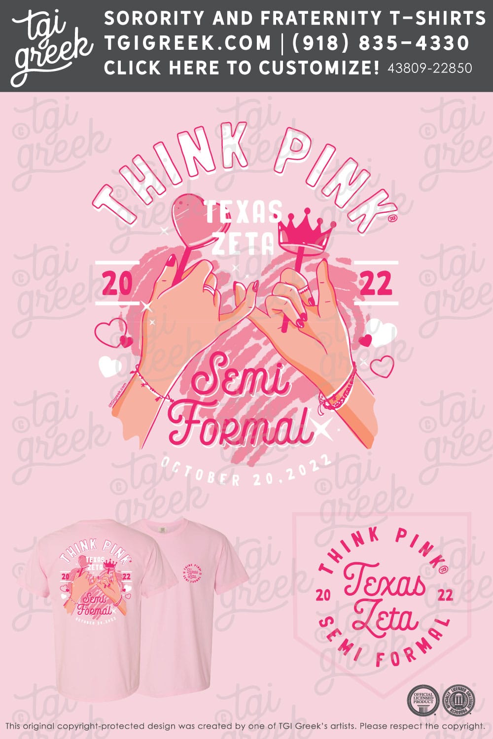 Zeta Tau Alpha – UTA Think Pink Semi Formal
