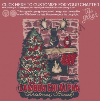 Lambda Chi Alpha – UAL Christmas Fireplace