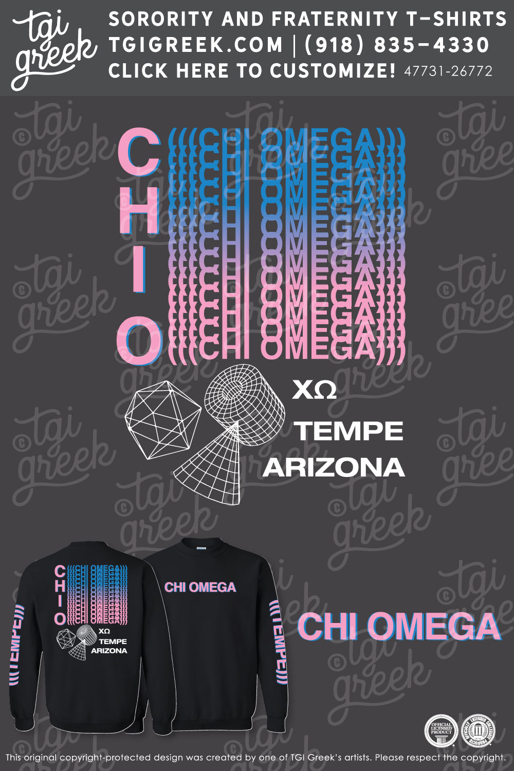 Chi Omega – AZSU Spring PR Crewneck