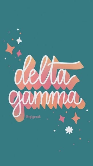 Delta Gamma – Phone Background Ombre