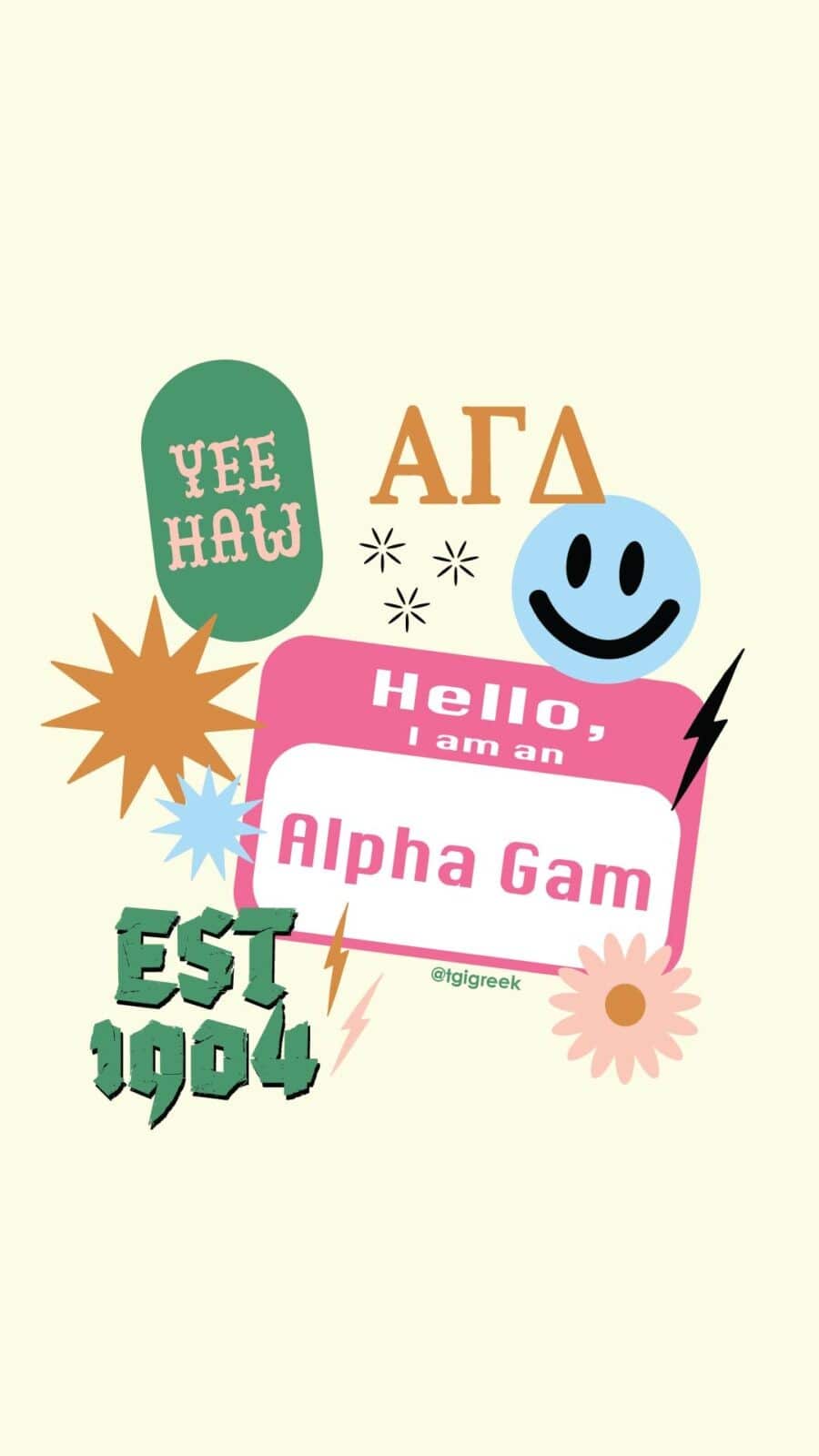 Alpha Gamma Delta – Stickers