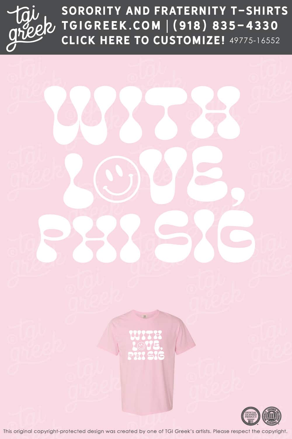 Phi Sigma Sigma – NU With Love Shirt