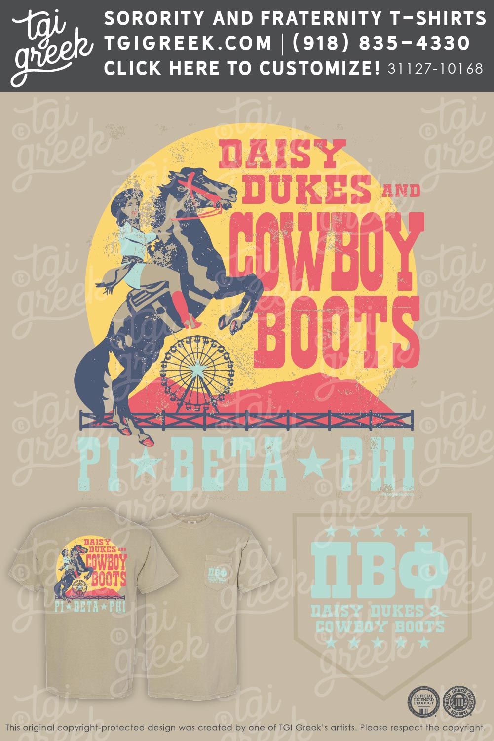 Pi Beta Phi – Daisy Dukes & Cowboy Boots
